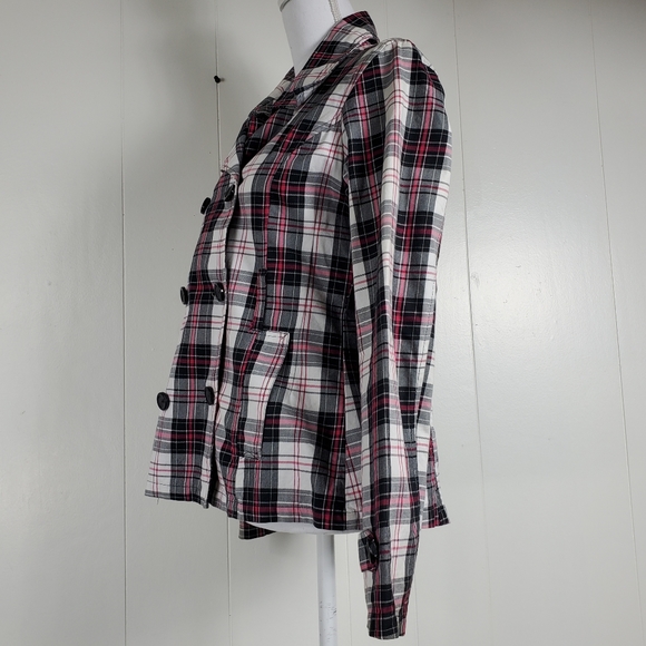 Outer Edge academic plaid jacket size small - Picture 9 of 11